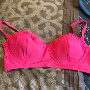 Forever 21 plus Hot pink bikini top